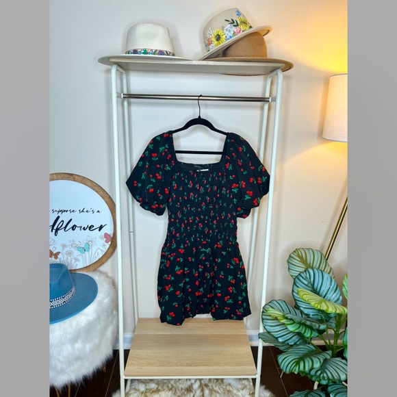 Eat, Drink and Be Cherry Mini Dress - Size Large - Picture 4 of 8